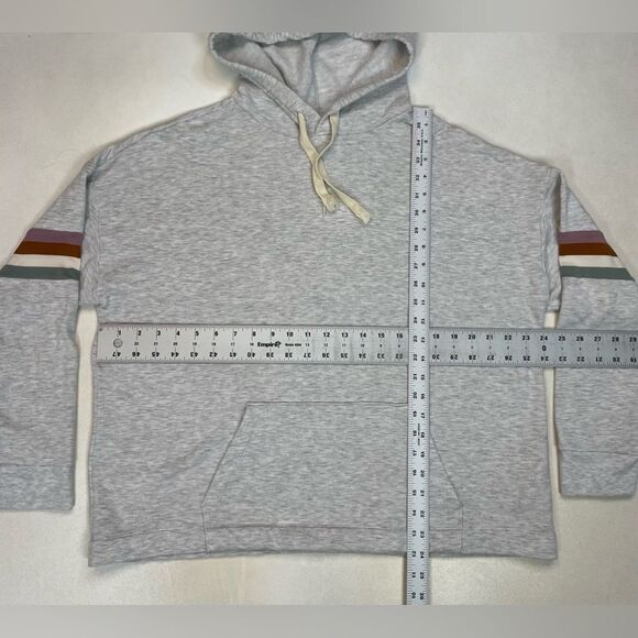 Madewell MWL Superbrushed Easygoing Hoodie Women Large Gray MC197 - Picture 5 of 5